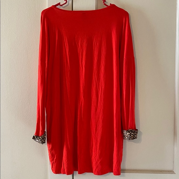 Boutique Cheetah Print Tunic - Picture 5 of 6